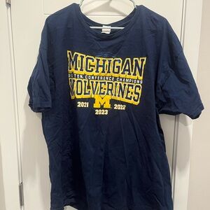 Michigan Wolverines Navy T-Shirt XXL